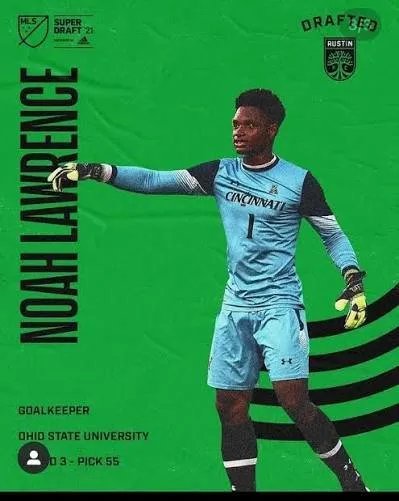 MLS SuperDraft athlete card