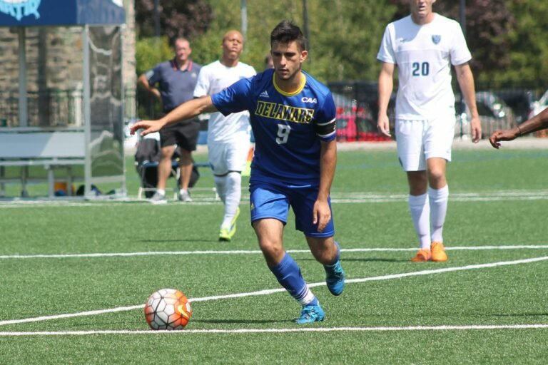 University soccer player